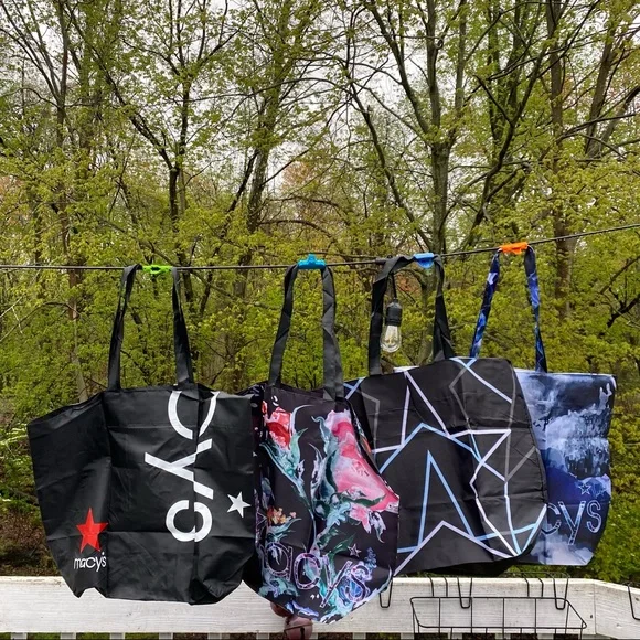 Set of 4 reusable tote bags from Beach to Bag NEW - Picture 2 of 7